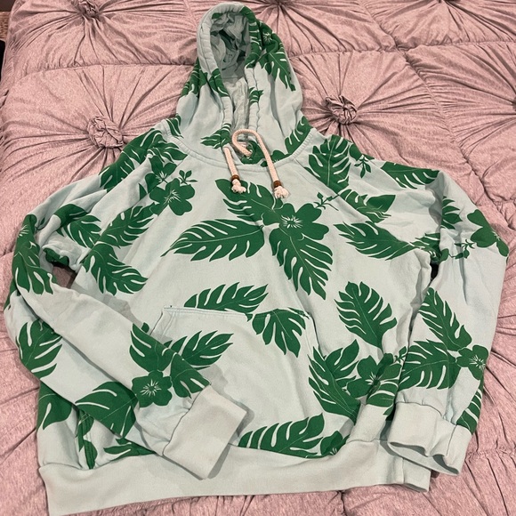 Honorine Palm Leaf hooded sweatshirt - Picture 2 of 4